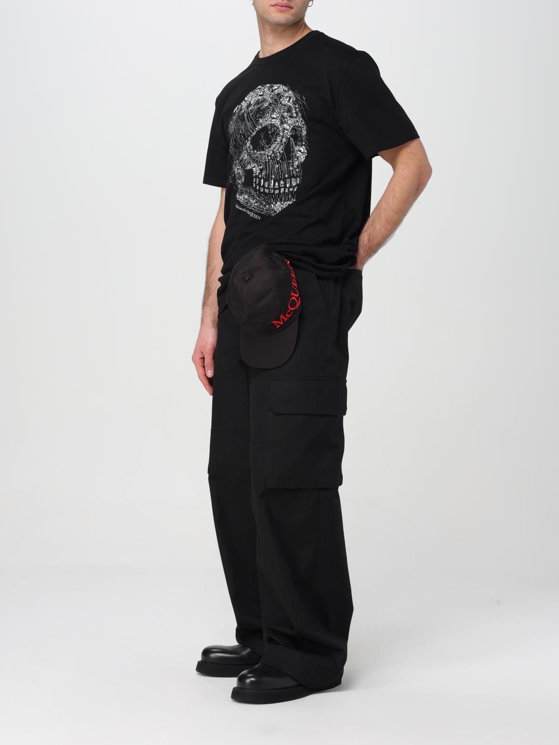 MCQUEEN 모자: 모자 남성 McQueen, 블랙 - Img 2
