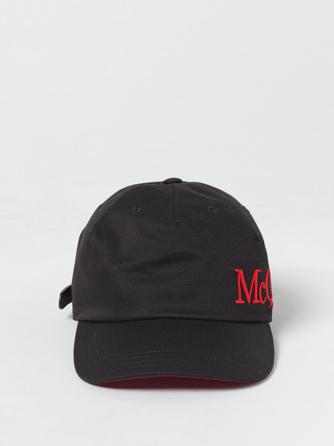 MCQUEEN 모자: 모자 남성 McQueen, 블랙 - Img 3