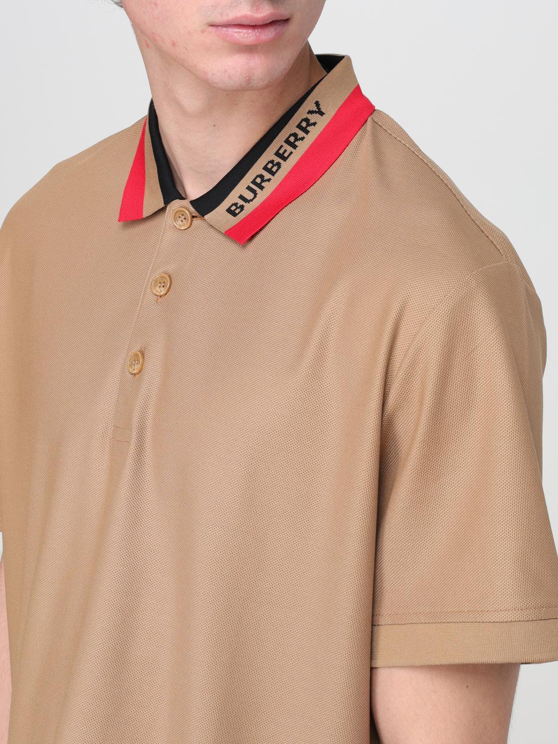 BURBERRY POLO SHIRT: T-shirt men Burberry, Beige - Img 5