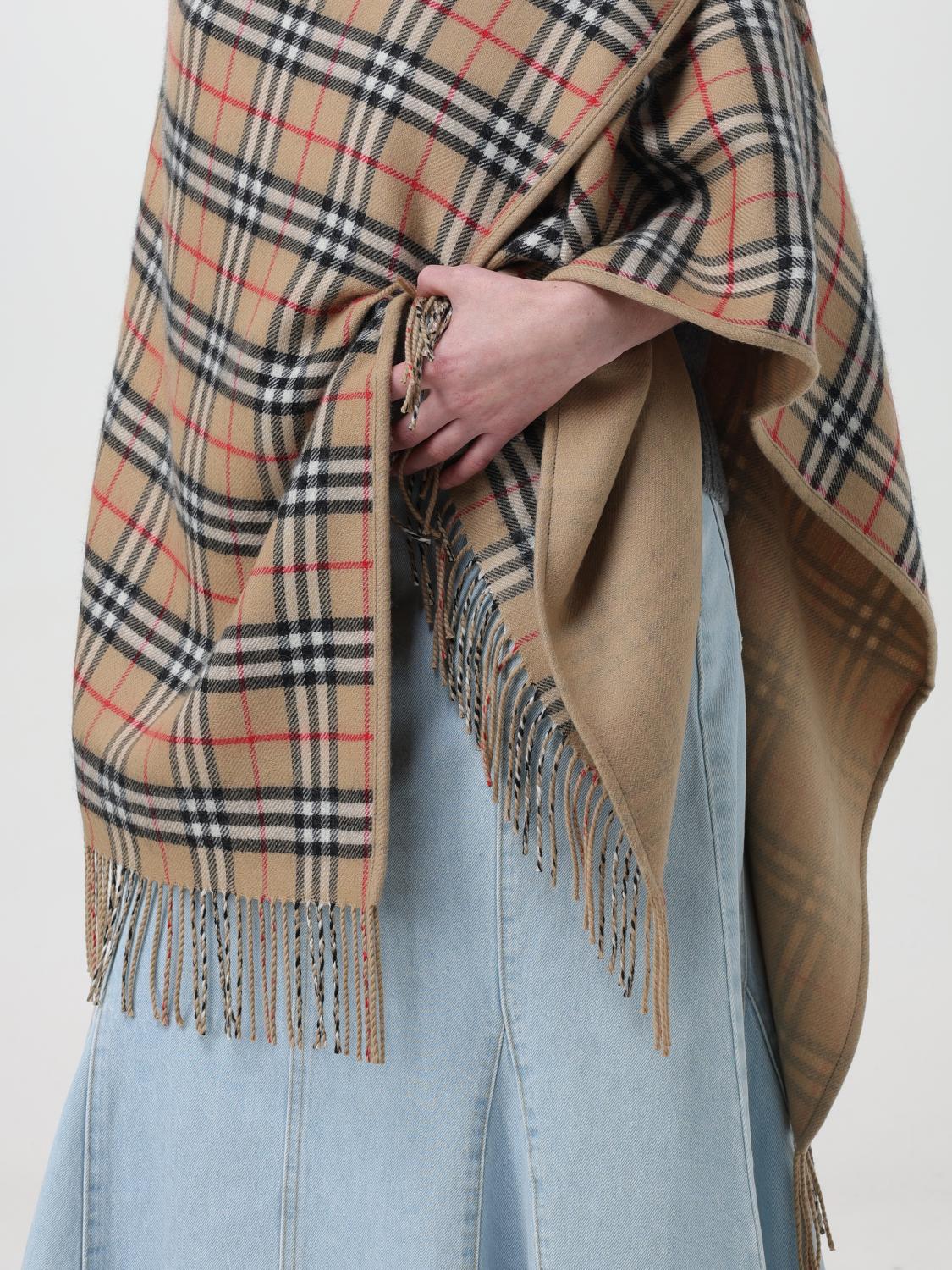 ポンチョ・ケープ BURBERRY Woman Cape Beige 8071673 BURBERRY: Cape woman - Beige | Burberry cape 8071673 online