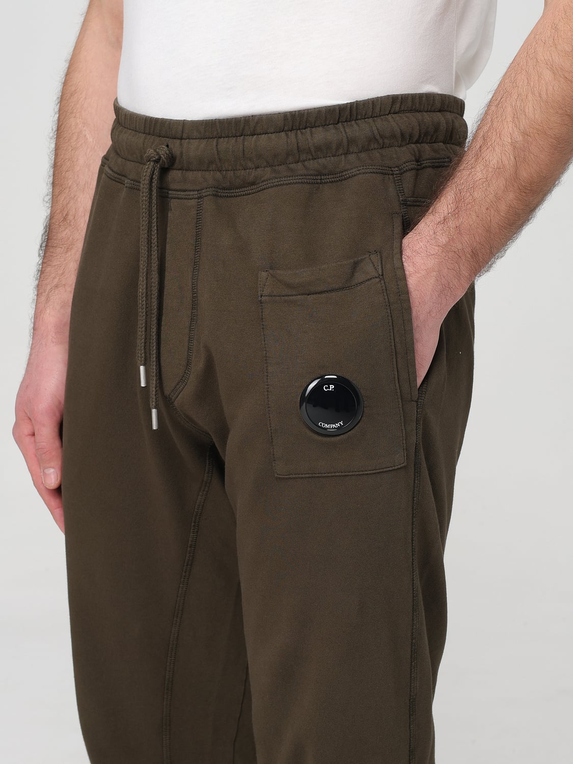 C.P. COMPANY PANTS: Pants men C.P. Company, Ivory - Img 3