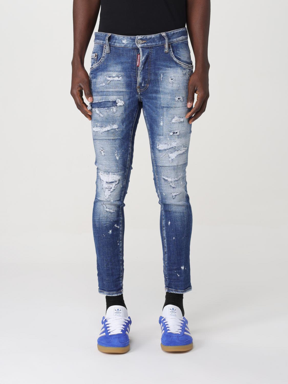 Giglio Jeans Dsquared2 in denim distressed