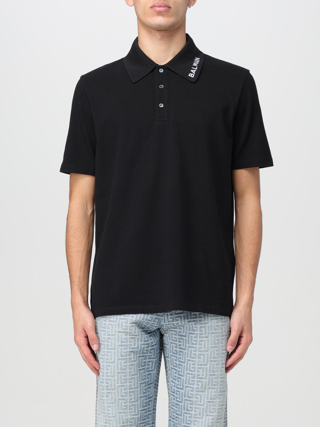 Giglio Polo basic Balmain con mini logo