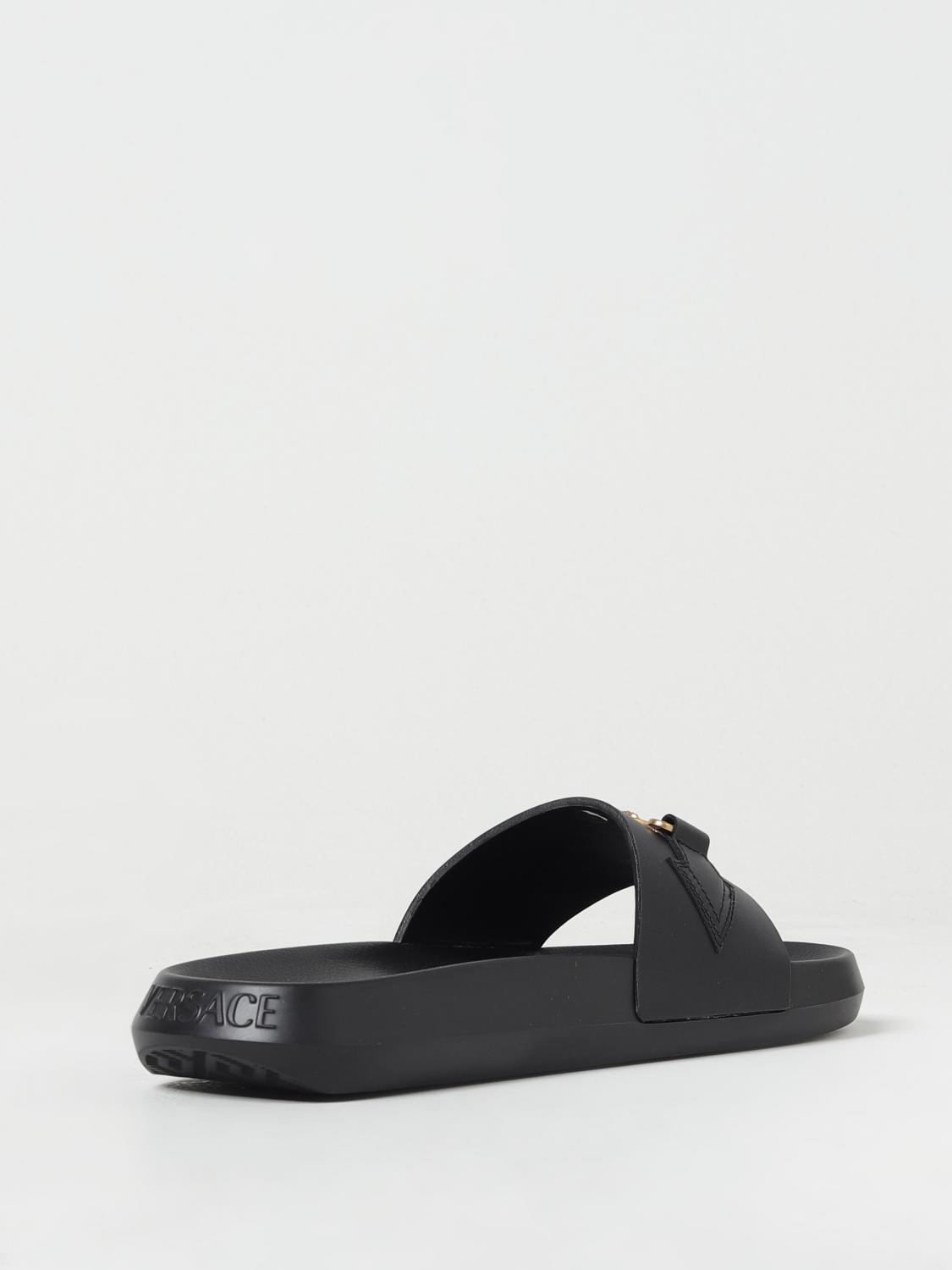 VERSACE SANDALIAS: Sandalias hombre Versace, Negro - Img 3