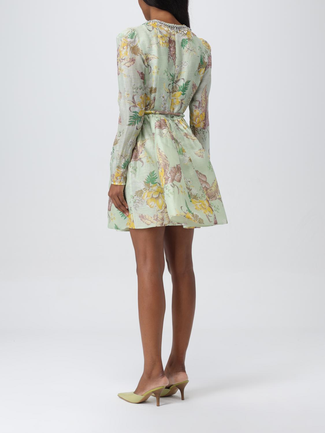 zimmermann green polka dot dress ZIMMERMANN Awaken Embroidered Bodice | Mint main image 1