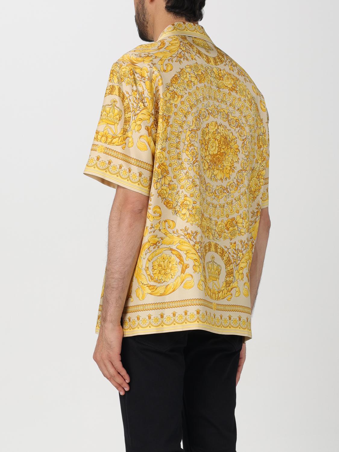 VERSACE HEMD: Hemd herren Versace, Beige - Img 3