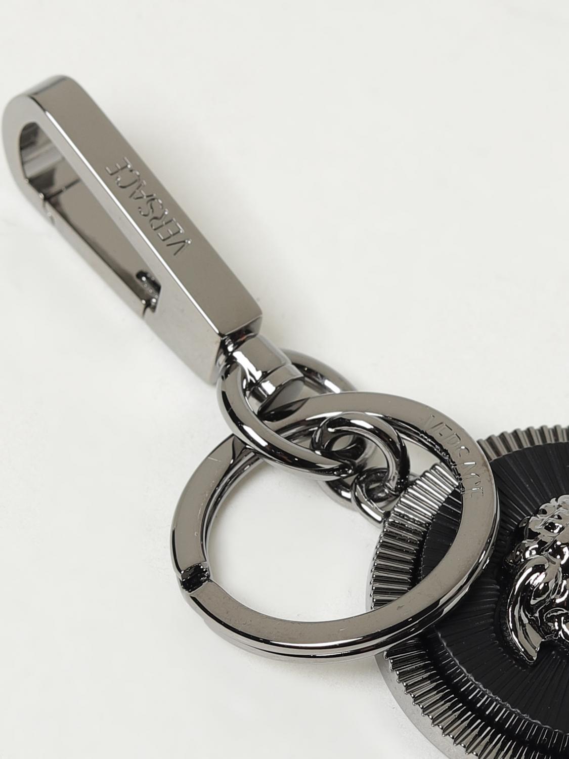 Versace Keyring men - Black | 10122581A08836 | GIGLIO.COM