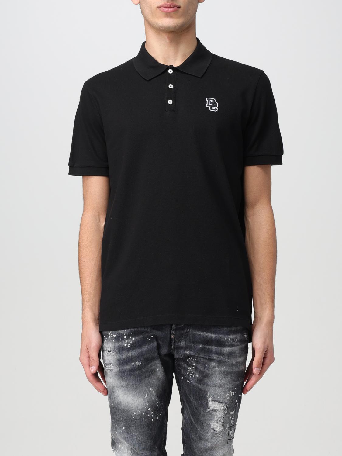 DSQUARED2 POLO: Polo herren Dsquared2, Schwarz - Img 1