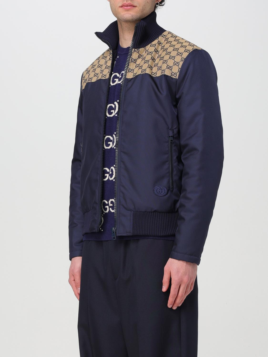 Gucci Jacket men - Blue | 770762ZAPDX | GIGLIO.COM