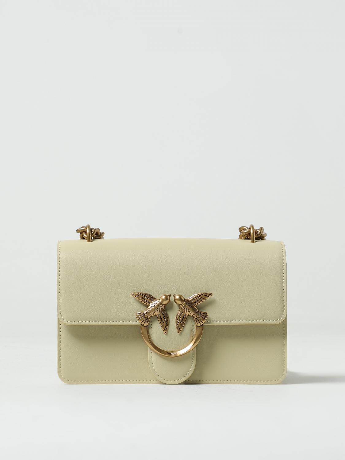 PINKO MINI BOLSO: Bolso de hombro mujer Pinko, Amarillo - Img 1