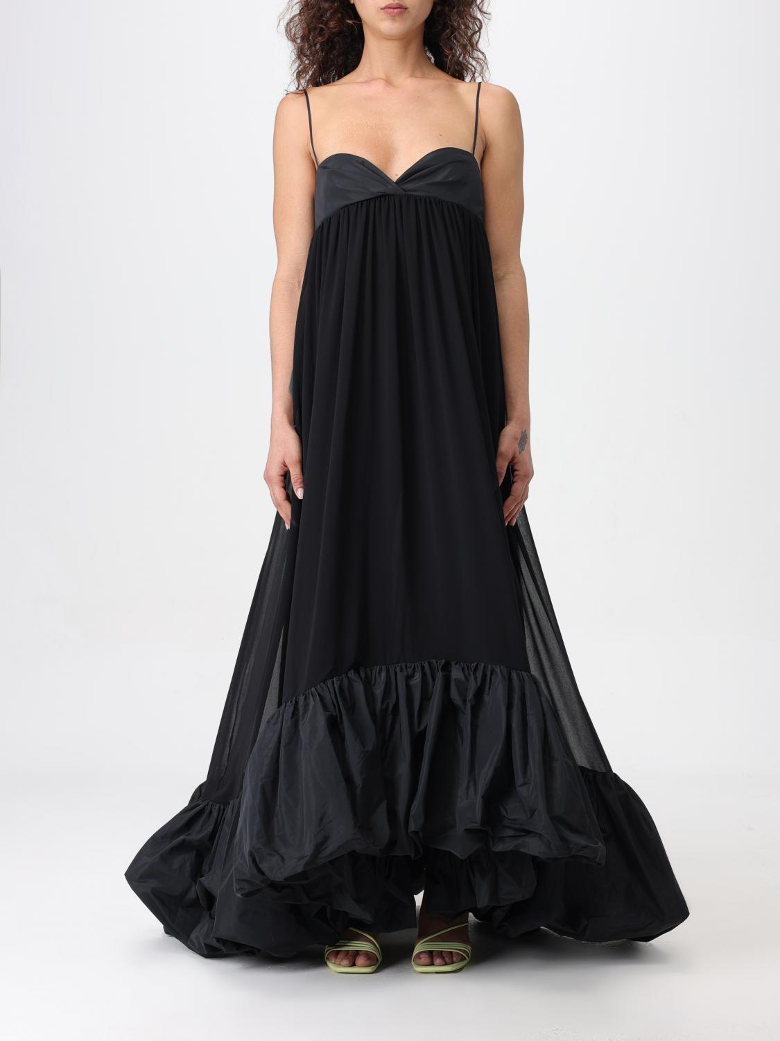 pinko dress - Midi Wrap feminine dress is perfect for ceremonies and cocktail parties. Pinko - Sleeveless long dress