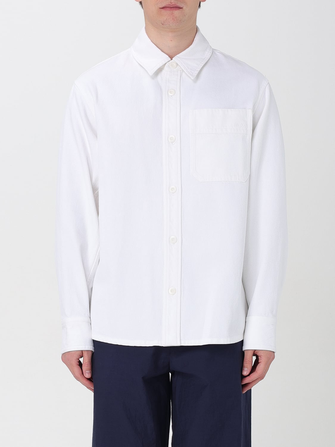 A.P.C. CAMICIA: Camicia A.P.C. in misto cotone , Bianco - Img 1