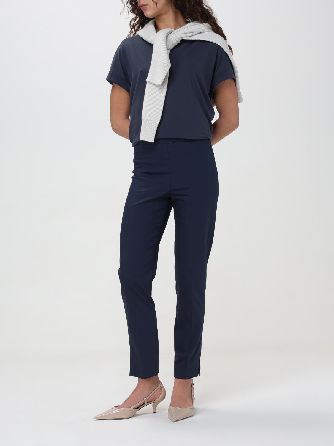 BRUNELLO CUCINELLI PANTALONI: Pantalone crop Brunello Cucinelli, Blue - Img 2