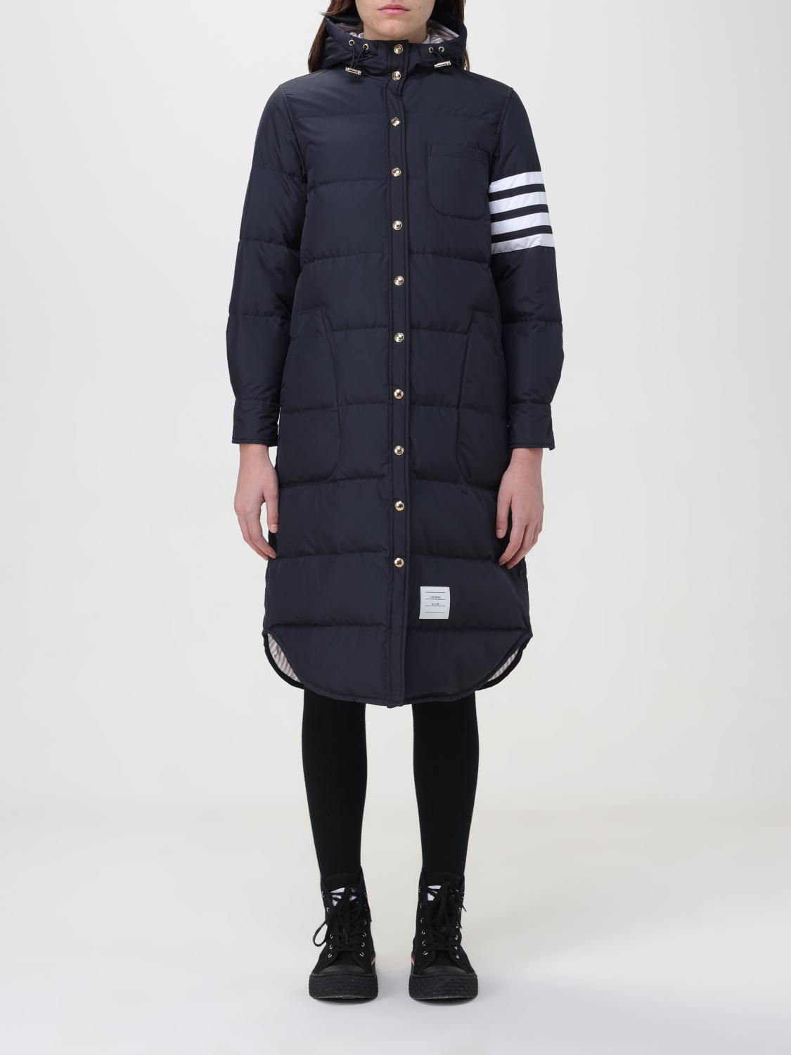 ジャケット THOM BROWNE Woman Jacket Blue FOD025X05222 415 THOM BROWNE: Blazer woman - Blue | Thom Browne jacket