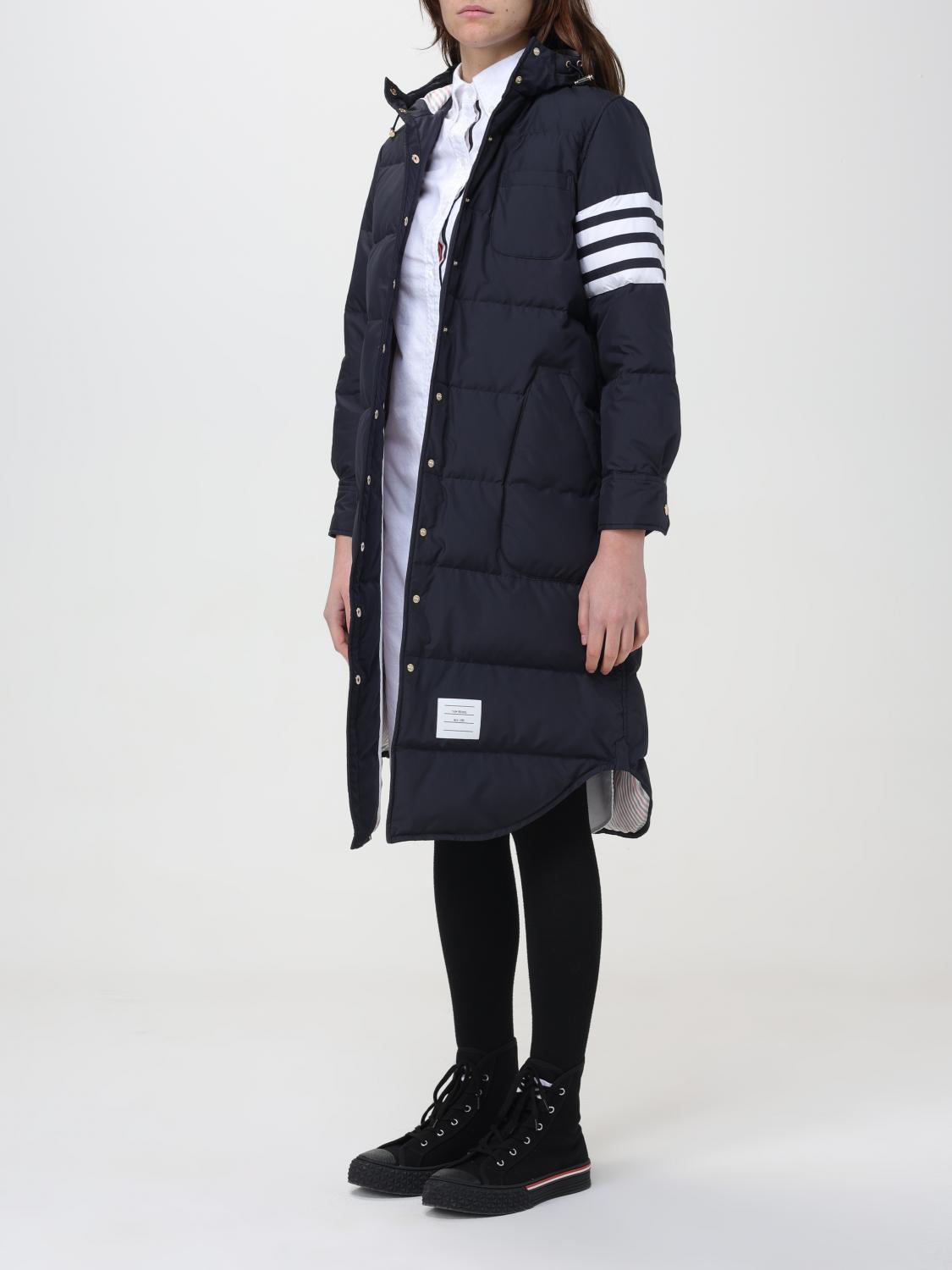ジャケット THOM BROWNE Woman Jacket Blue FOD025X05222 415 THOM BROWNE: Blazer woman - Blue | Thom Browne jacket