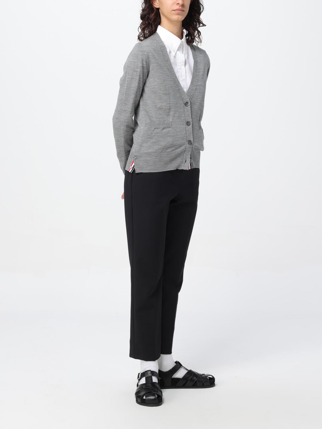 THOM BROWNE PULLOVER: Strickjacke damen Thom Browne, Grau 1 - Img 2