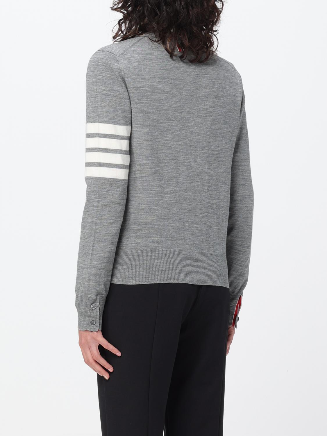 THOM BROWNE PULLOVER: Strickjacke damen Thom Browne, Grau 1 - Img 3
