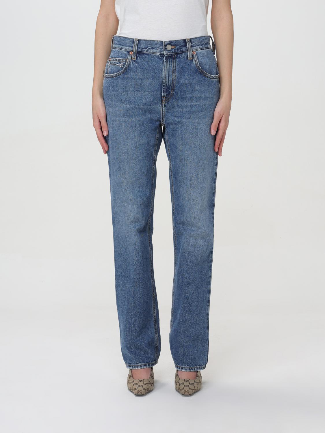 GUCCI VAQUEROS: Vaquero mujer Gucci, Azul Oscuro - Img 1