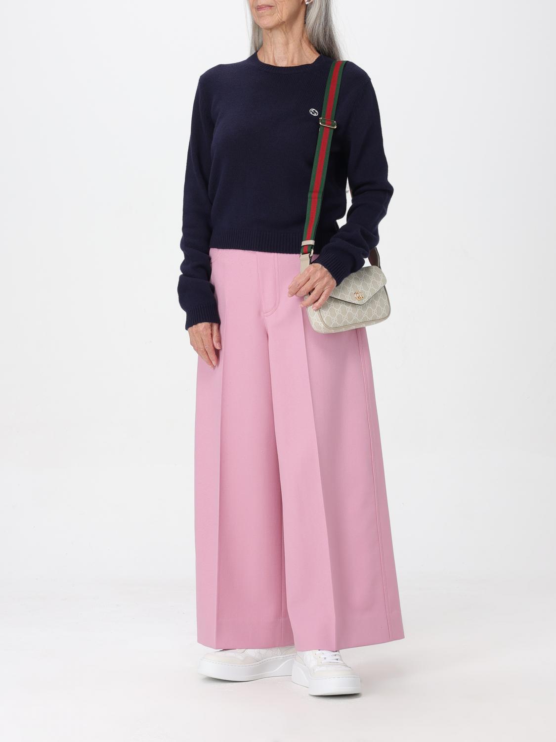 GUCCI PANTS: Pants woman Gucci, Pink - Img 2