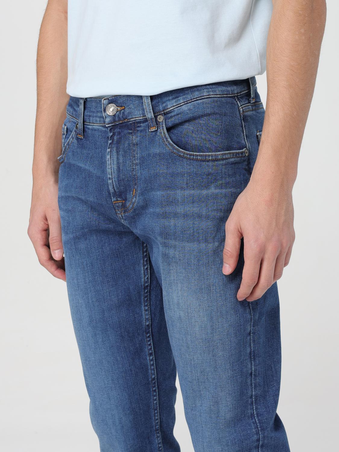 7 FOR ALL MANKIND JEANS: Jeans hombre 7 For All Mankind, Azul Oscuro - Img 3