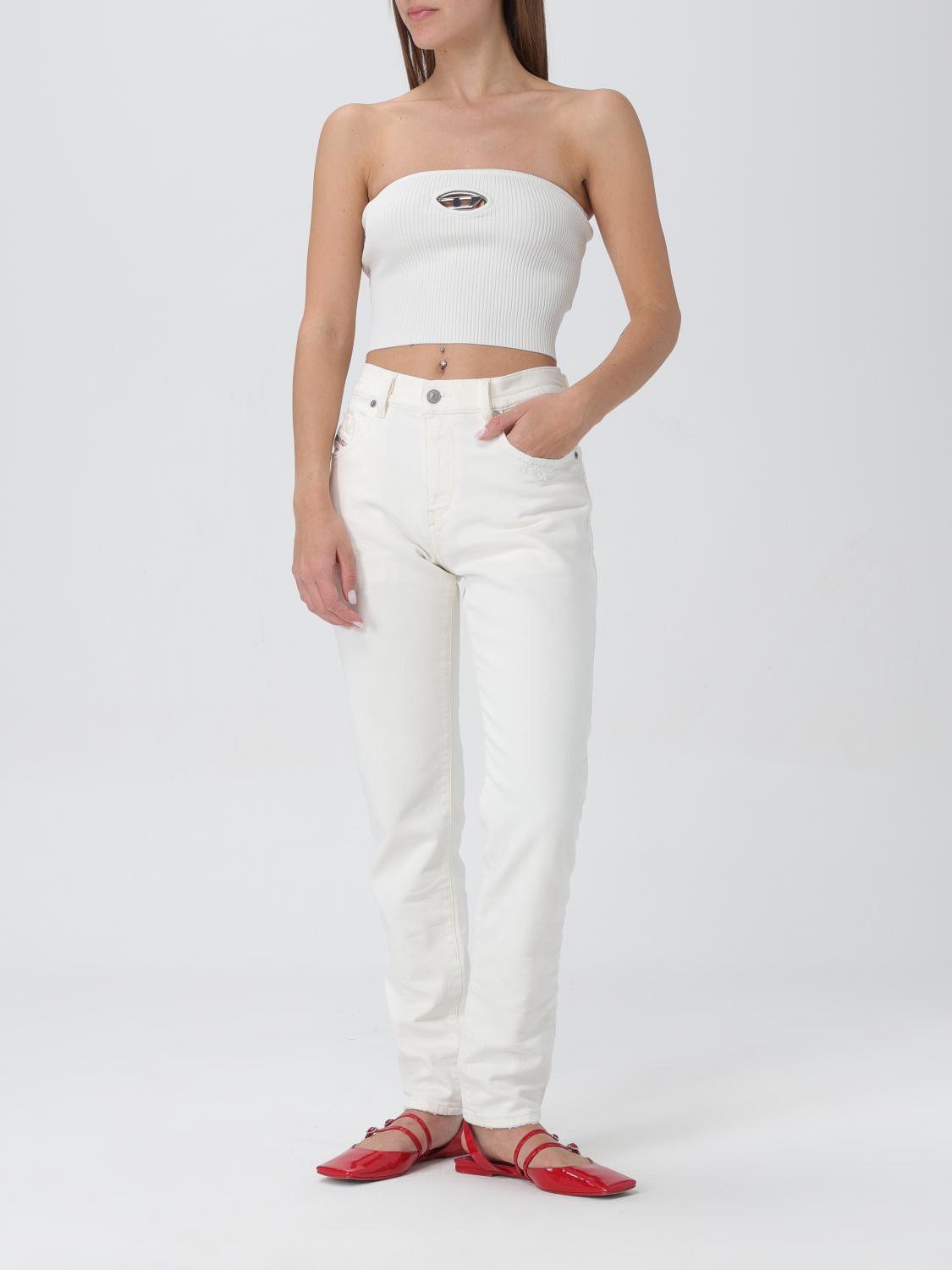 DIESEL TOP: Top damen Diesel, Weiß - Img 2