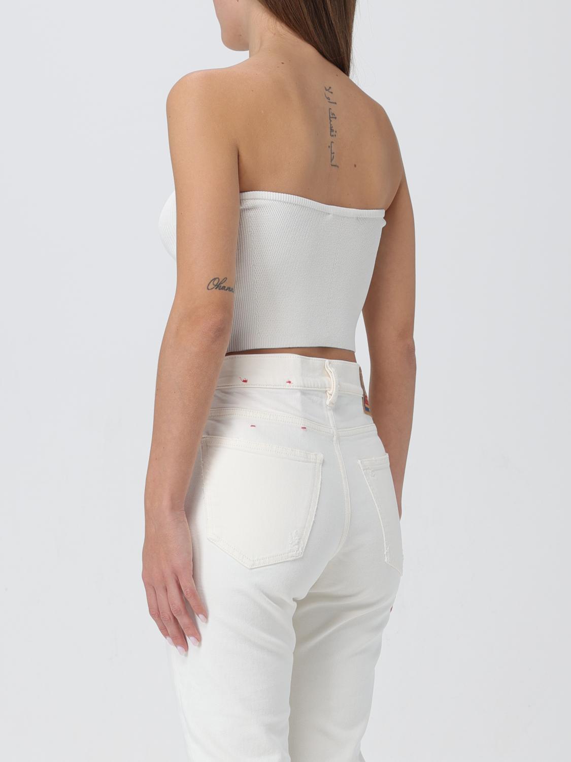 DIESEL TOP: Top damen Diesel, Weiß - Img 3