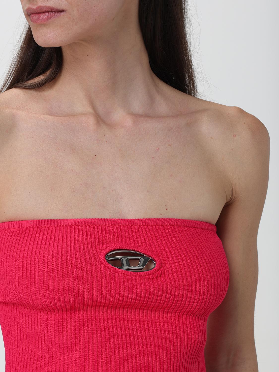 DIESEL TOP: Top mujer Diesel, Fucsia - Img 4