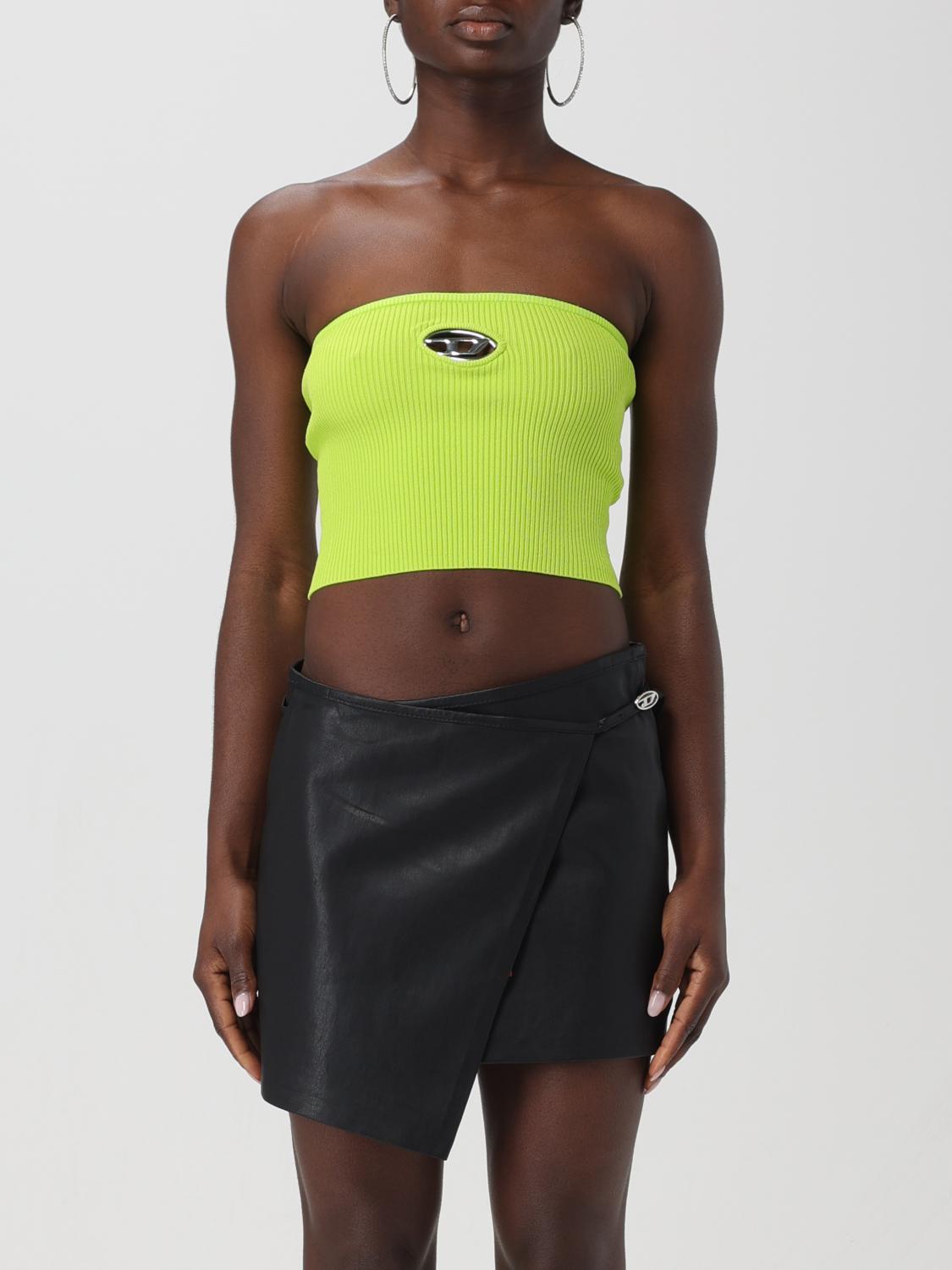 DIESEL TOP: Top mujer Diesel, Verde - Img 1