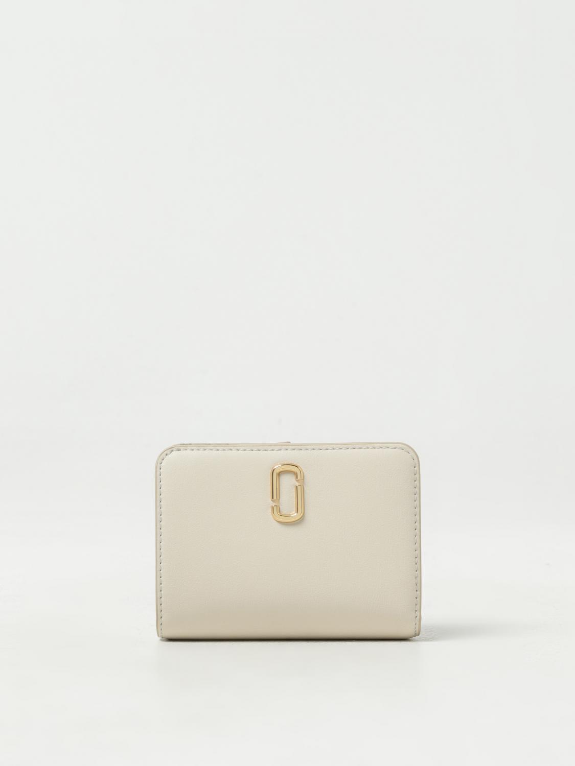 MARC JACOBS WALLET: Marc Jacobs The J wallet in leather, White - Img 1