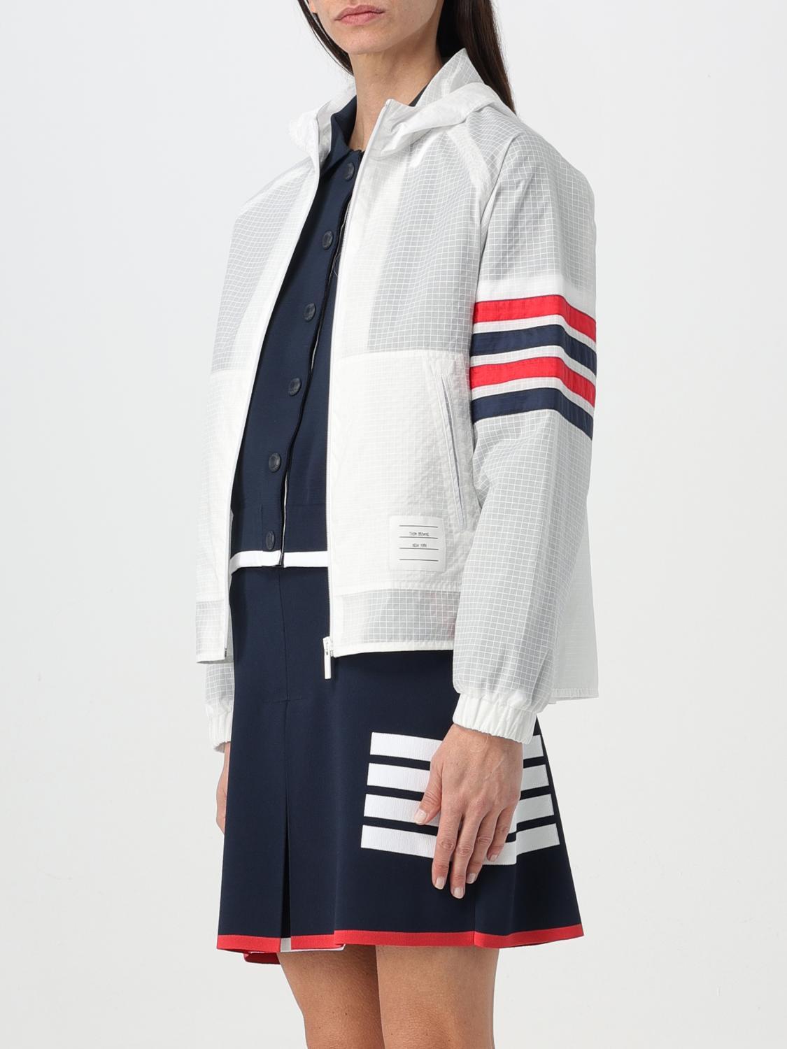 ジャケット THOM BROWNE Women Jackets FJT316AF0517100 White Thom Browne Jacket - Women's 1 – Fashionably Yours