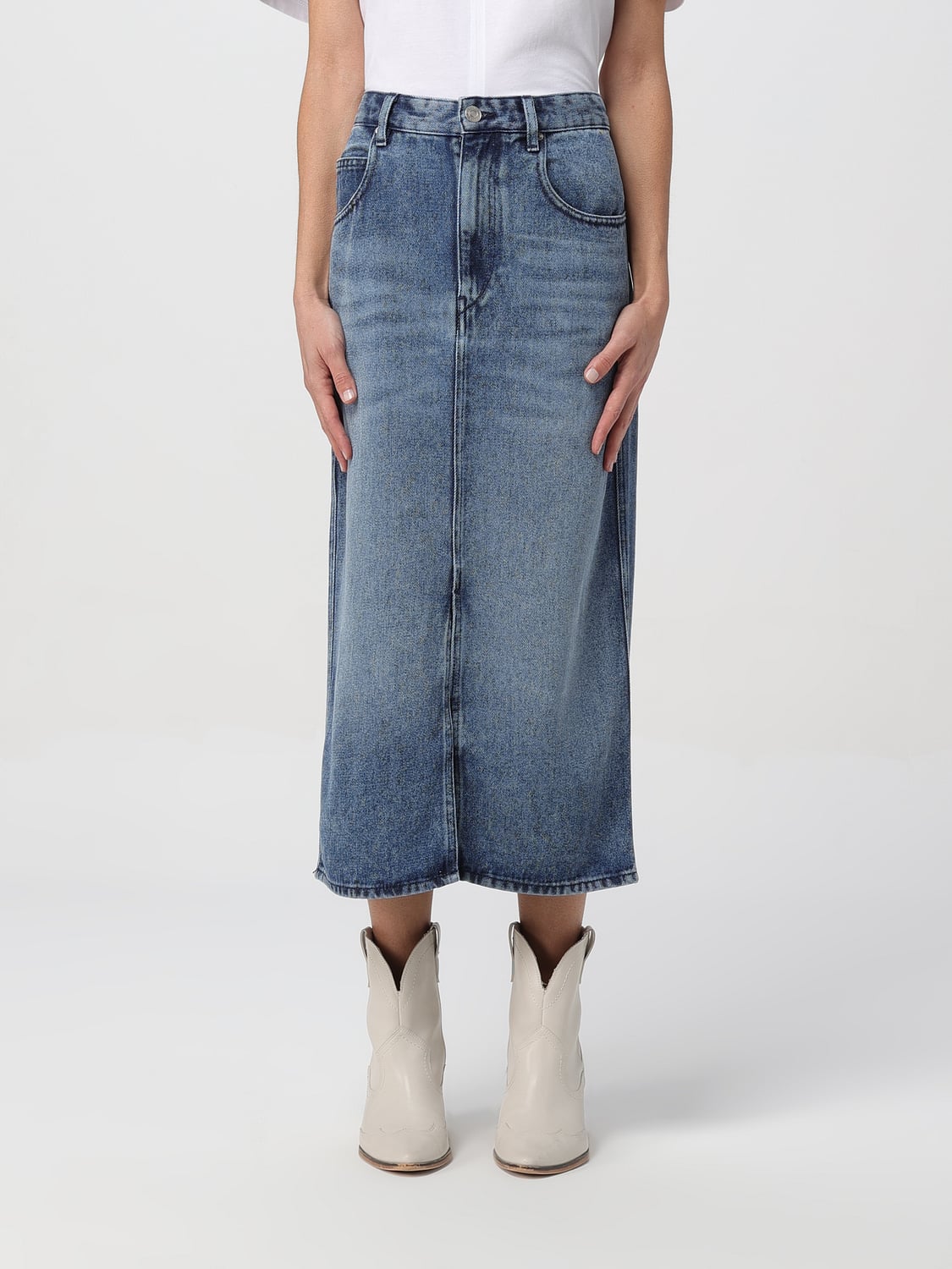 ISABEL MARANT FALDA: Falda mujer Isabel Marant, Denim - Img 1