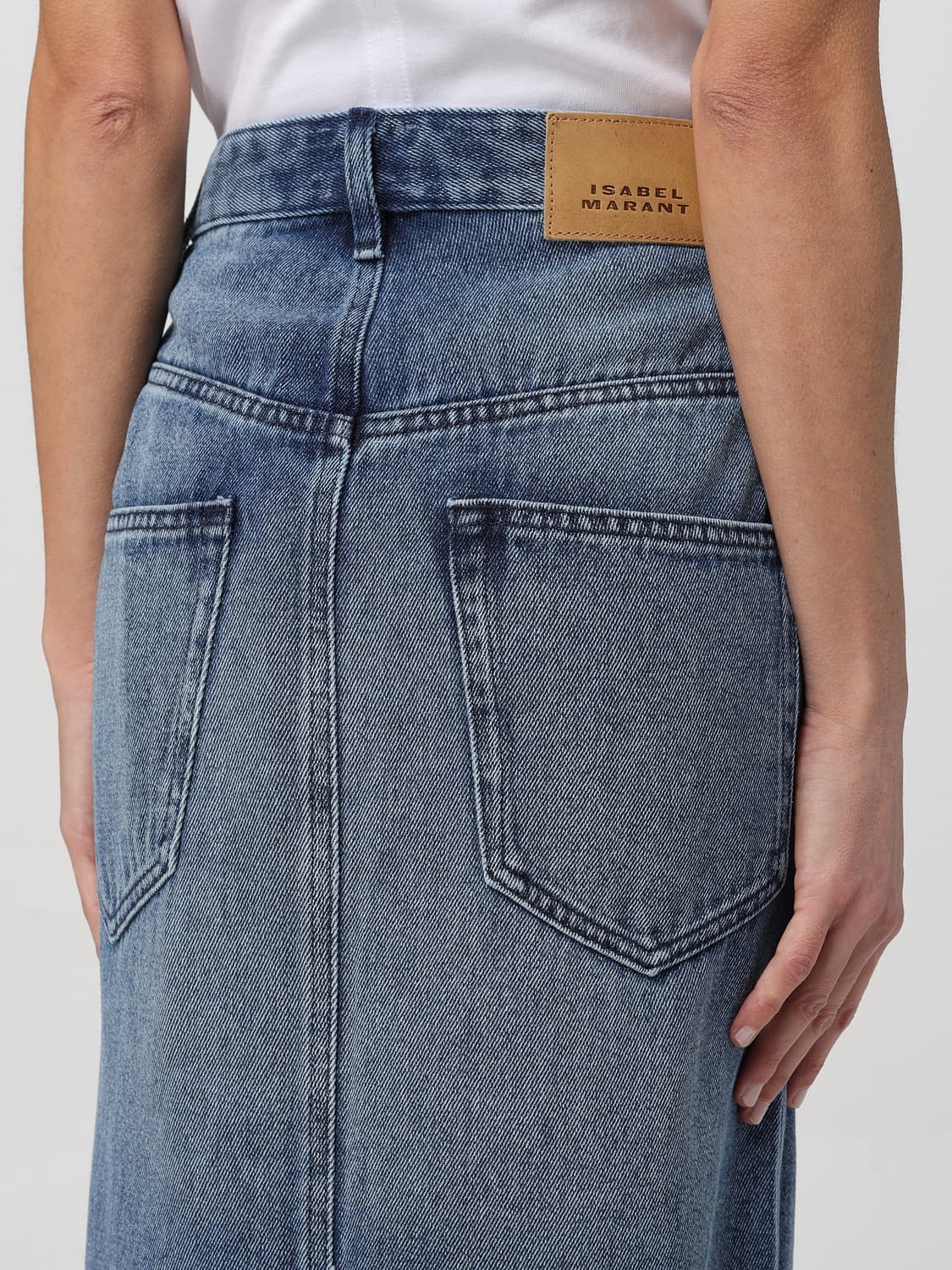 ISABEL MARANT FALDA: Falda mujer Isabel Marant, Denim - Img 3
