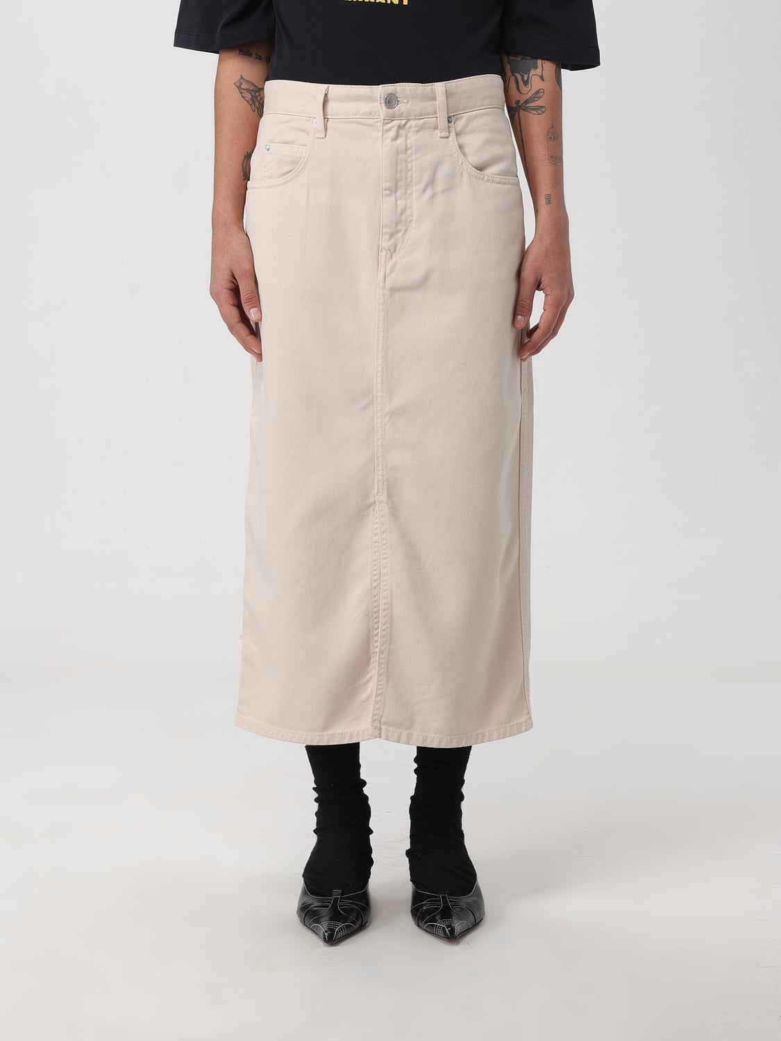 ISABEL MARANT ROCK: Rock damen Isabel Marant, Ecru - Img 1