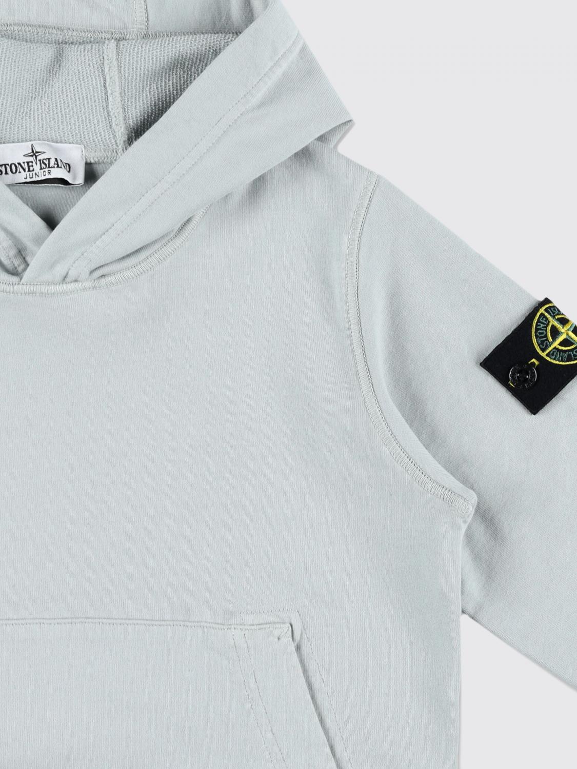 STONE ISLAND JUNIOR SWEATER: Sweater kids Stone Island Junior, Grey 1 - Img 3