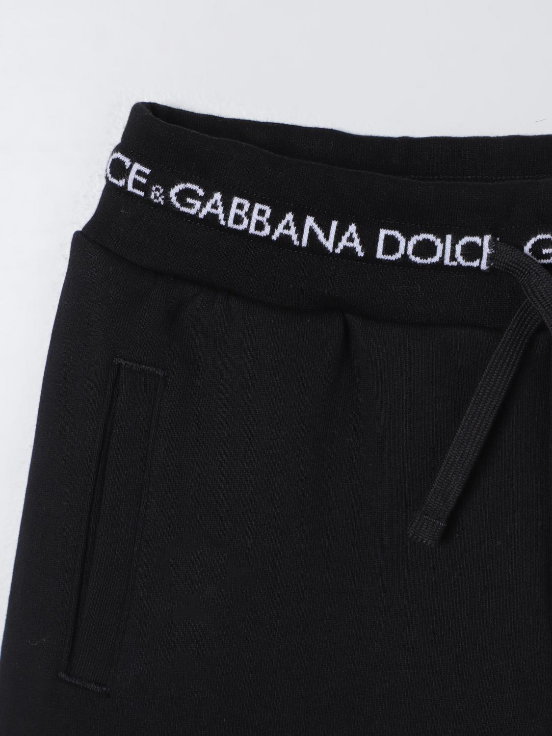 DOLCE & GABBANA HOSE: Hose kinder Dolce & Gabbana, Schwarz - Img 3