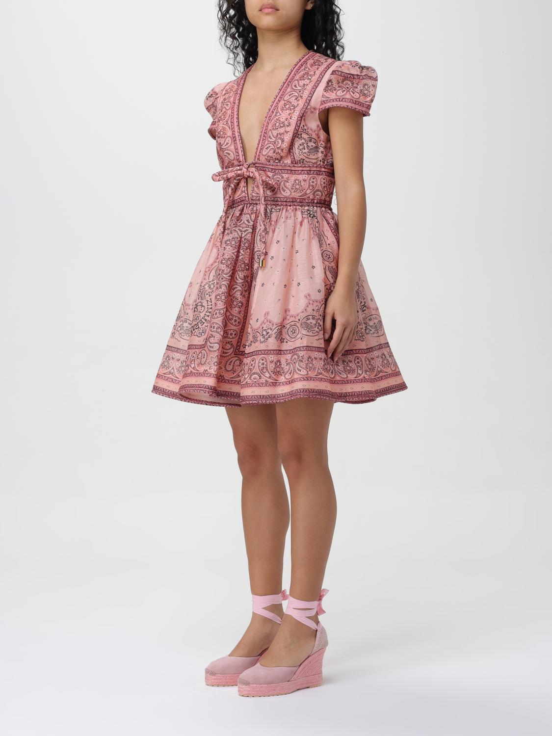 ZIMMERMANN ABITO: Abito mini Zimmermann Paisley, Rosa - Img 3