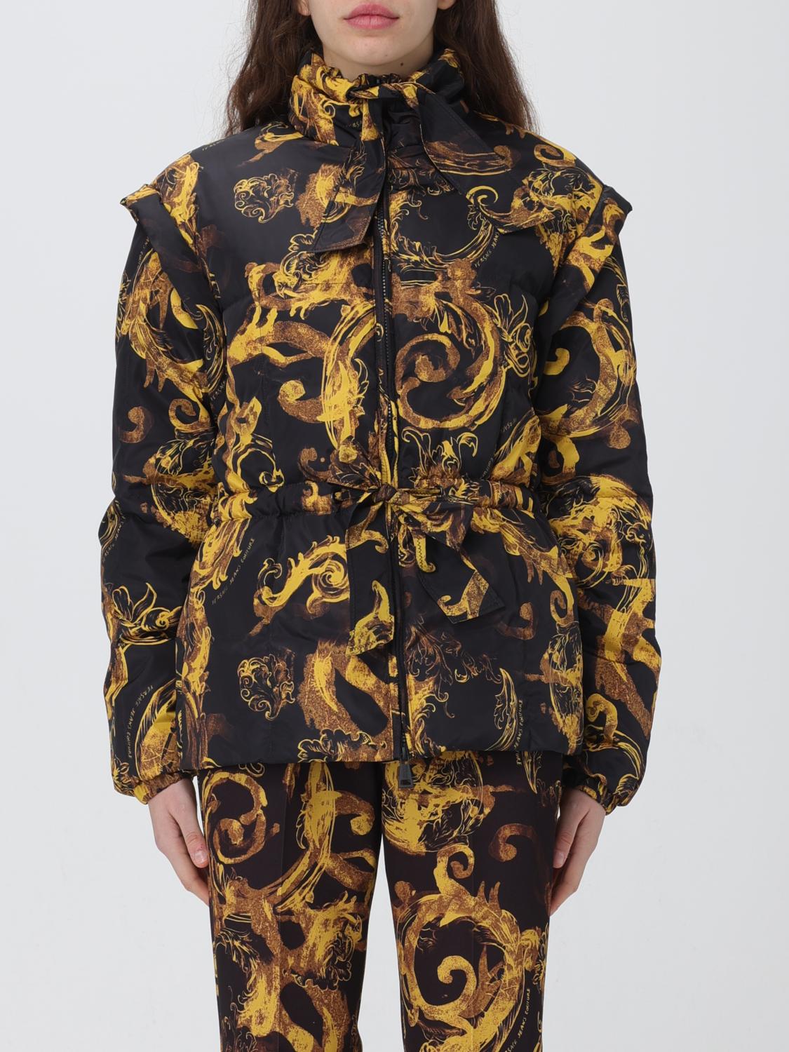ジャケット VERSACE JEANS COUTURE Woman Jacket Black 76HAU405CQS85 G89 Versace Jeans Couture Outlet: Blazer woman - Black | Versace