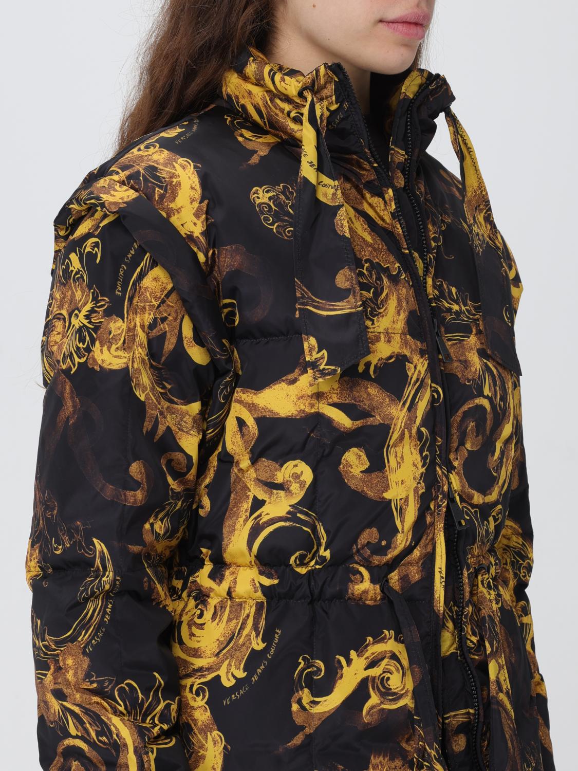 ジャケット VERSACE JEANS COUTURE Woman Jacket Black 76HAU405CQS85 G89 Versace Jeans Couture Outlet: Blazer woman - Black | Versace