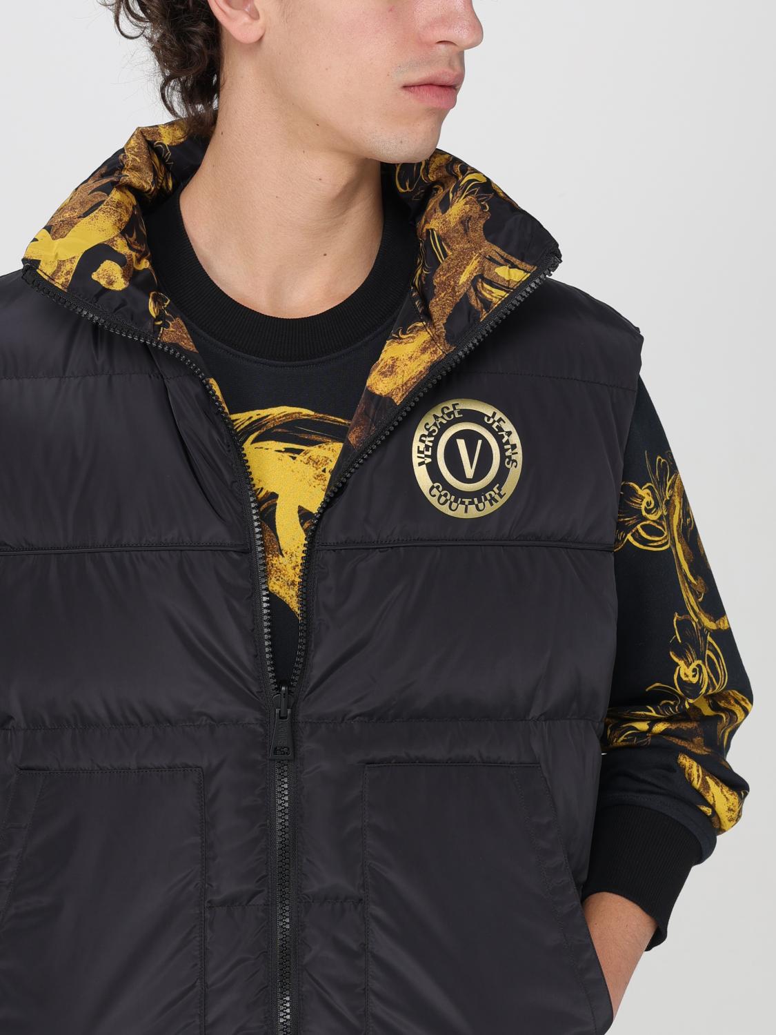 Versace Jeans Couture Jacket men - Black | 76GAU422CQS85 | GIGLIO.COM