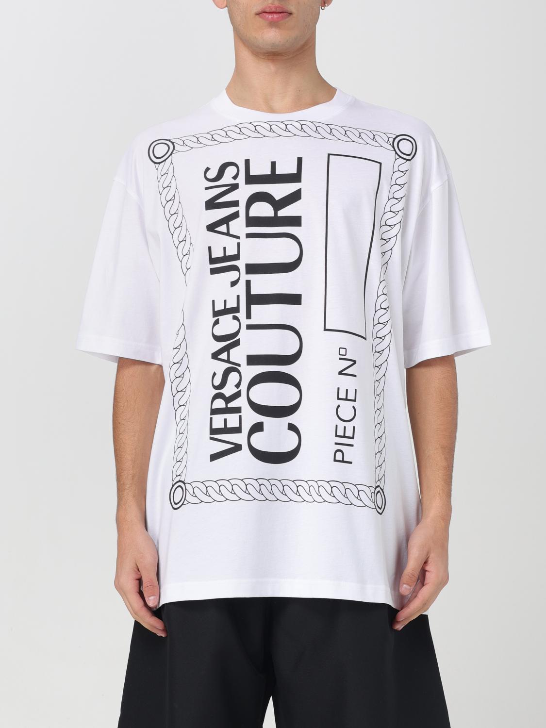 VERSACE JEANS COUTURE Tシャツ: Tシャツ メンズ Versace Jeans Couture, ホワイト - Img 1