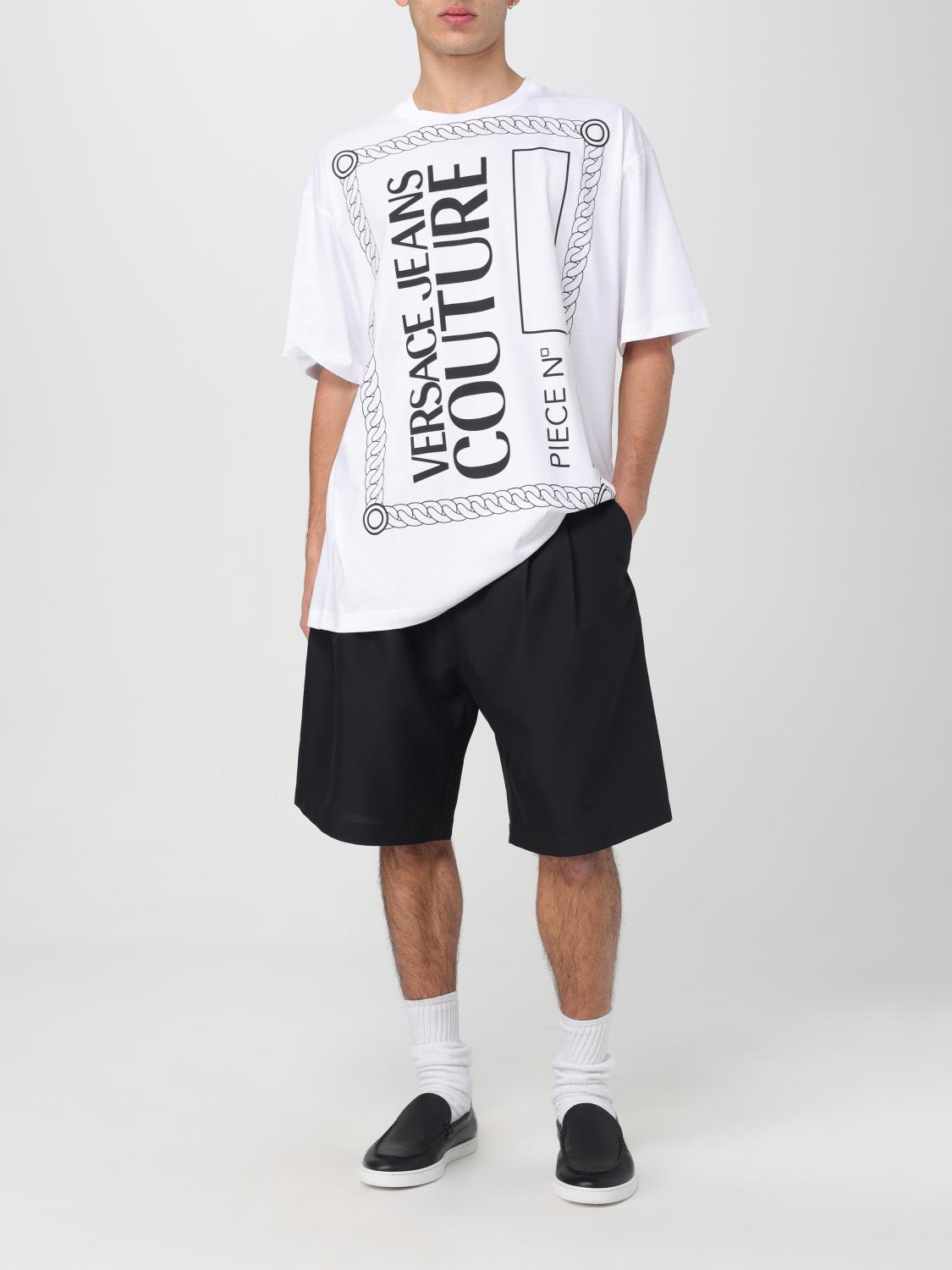 VERSACE JEANS COUTURE Tシャツ: Tシャツ メンズ Versace Jeans Couture, ホワイト - Img 2