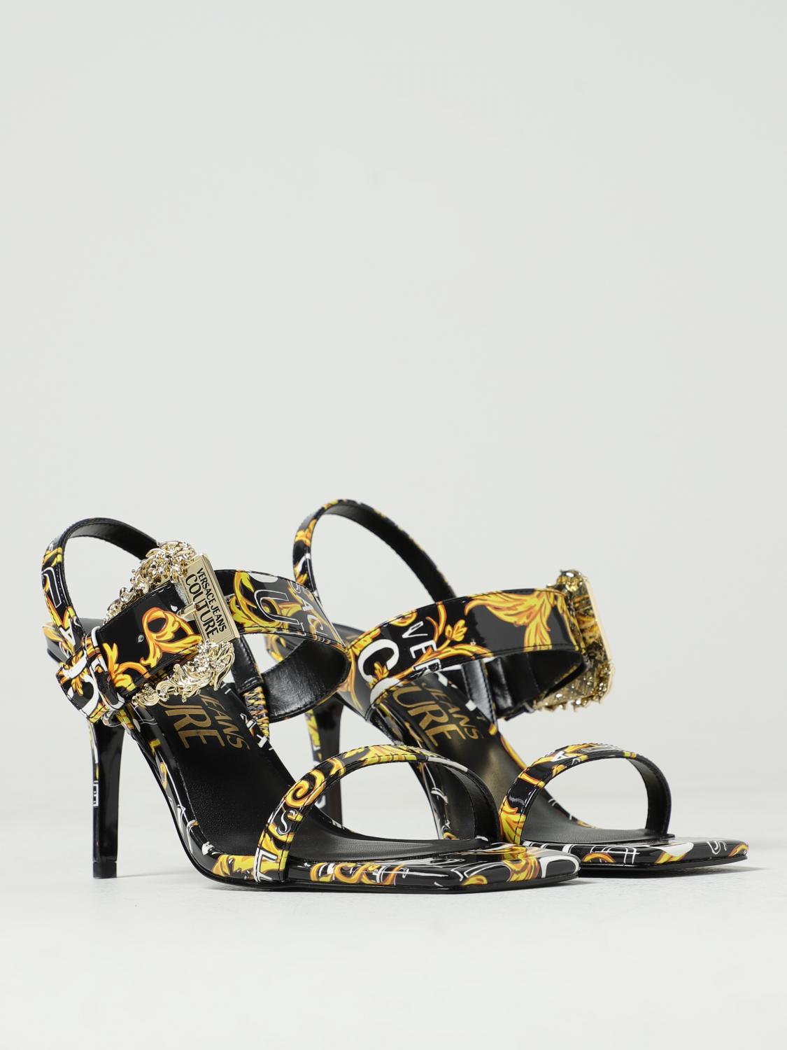 VERSACE JEANS COUTURE HIGH HEEL SHOES: High heel shoes woman Versace Jeans Couture, Black - Img 2