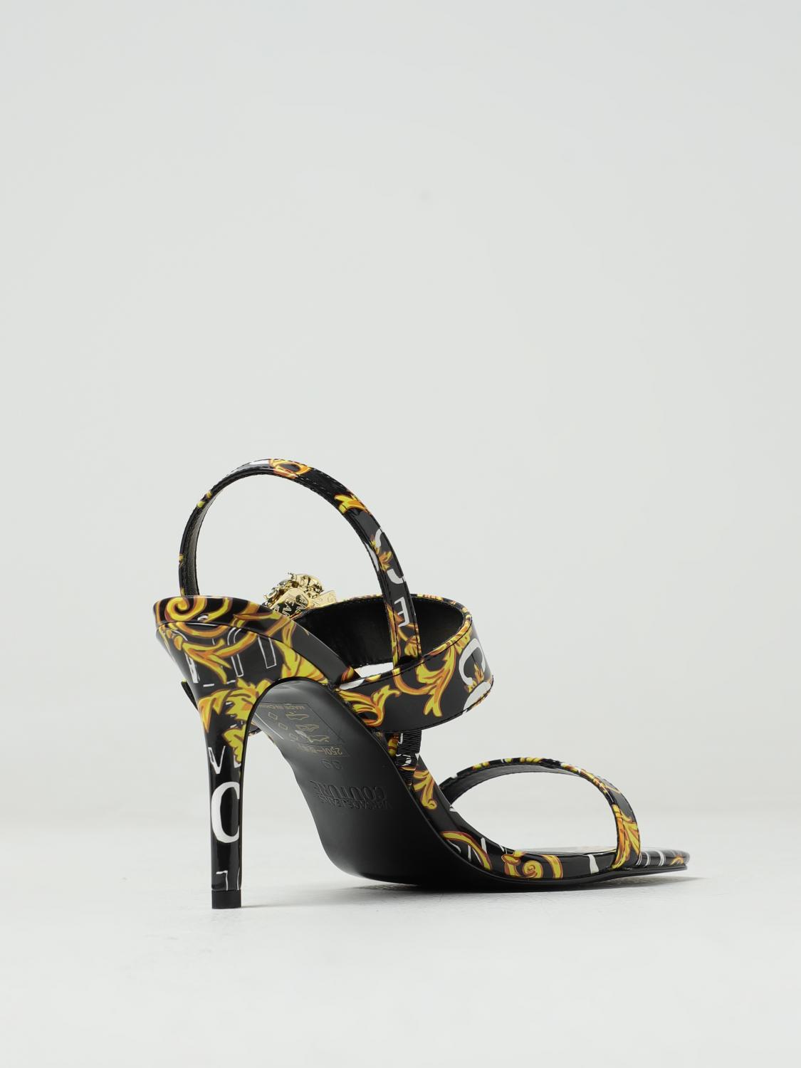 VERSACE JEANS COUTURE CHAUSSURES À TALONS: Chaussures à talons femme Versace Jeans Couture, Noir - Img 3