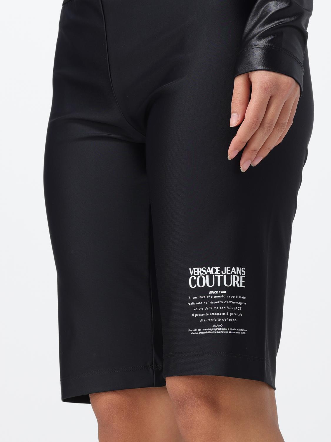 VERSACE JEANS COUTURE SHORT: Short woman Versace Jeans Couture, Black - Img 3