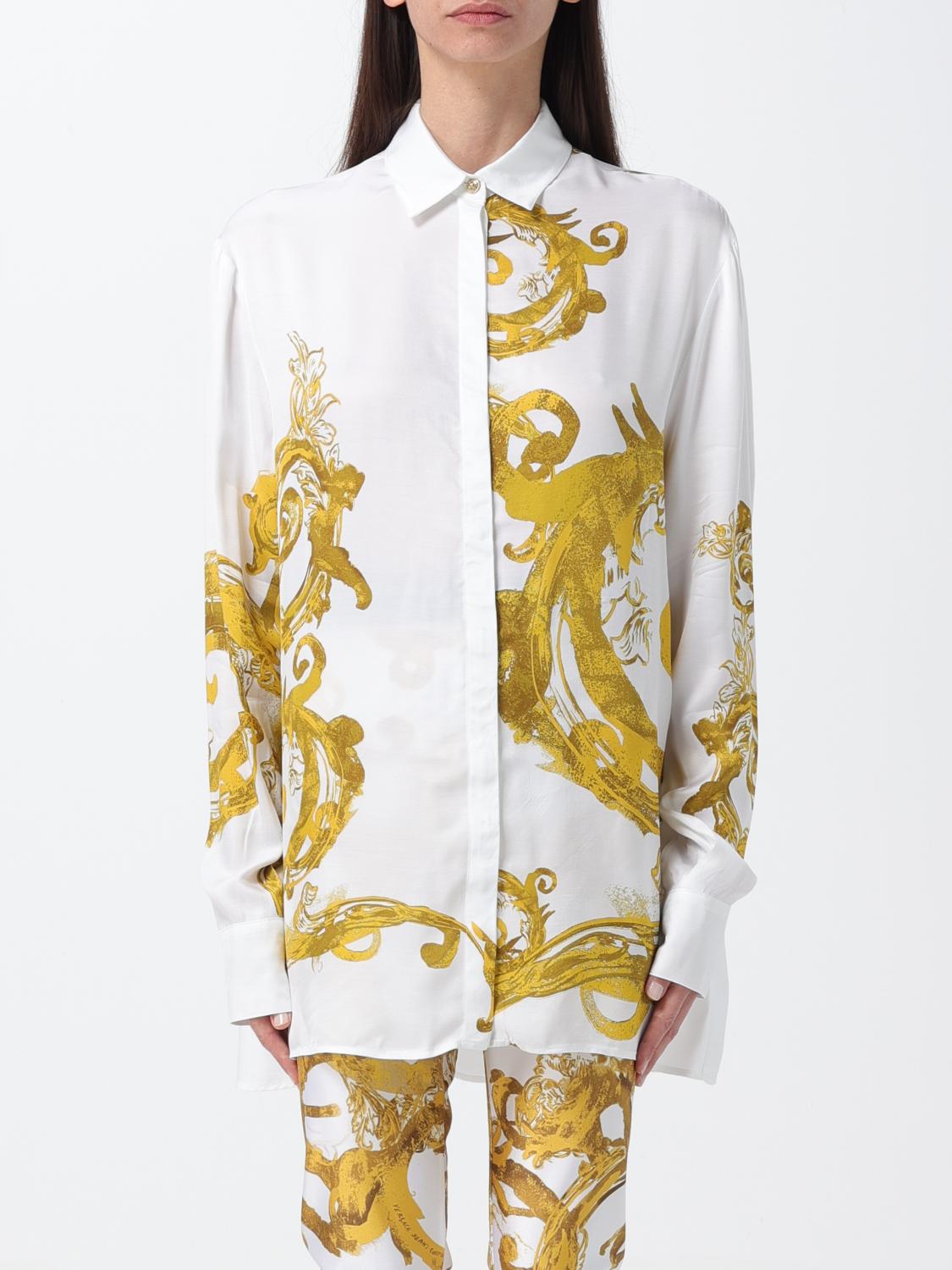 VERSACE JEANS COUTURE CAMISA: Camisa mujer Versace Jeans Couture, Blanco - Img 1