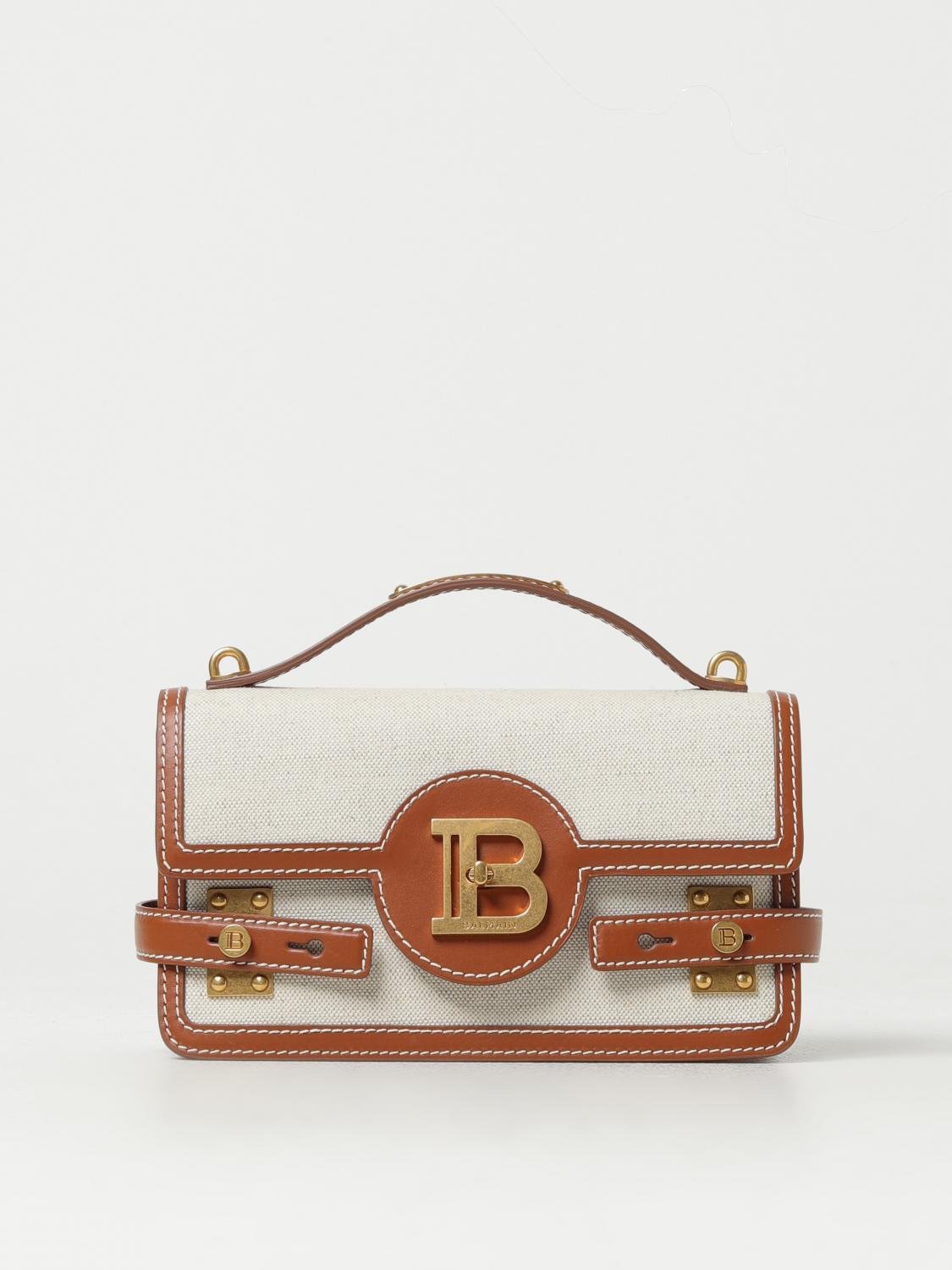 BALMAIN: Shoulder bag woman - Beige | Balmain handbag