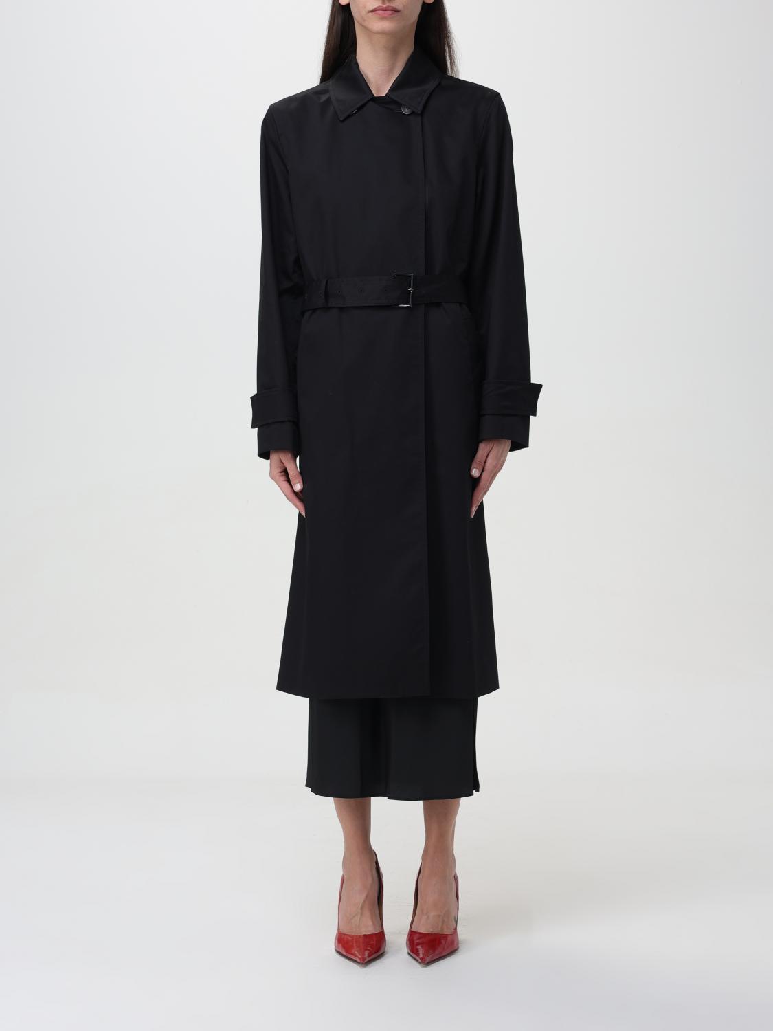 CALVIN KLEIN GABARDINA: Abrigo mujer Calvin Klein, Negro - Img 1