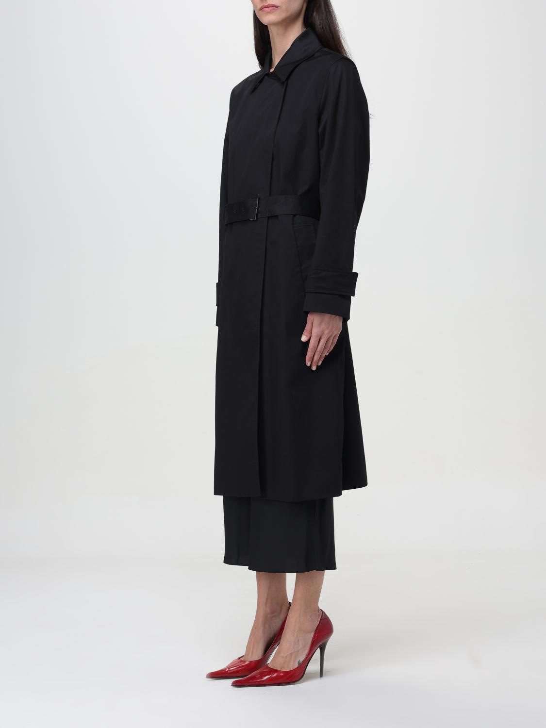 CALVIN KLEIN GABARDINA: Abrigo mujer Calvin Klein, Negro - Img 4