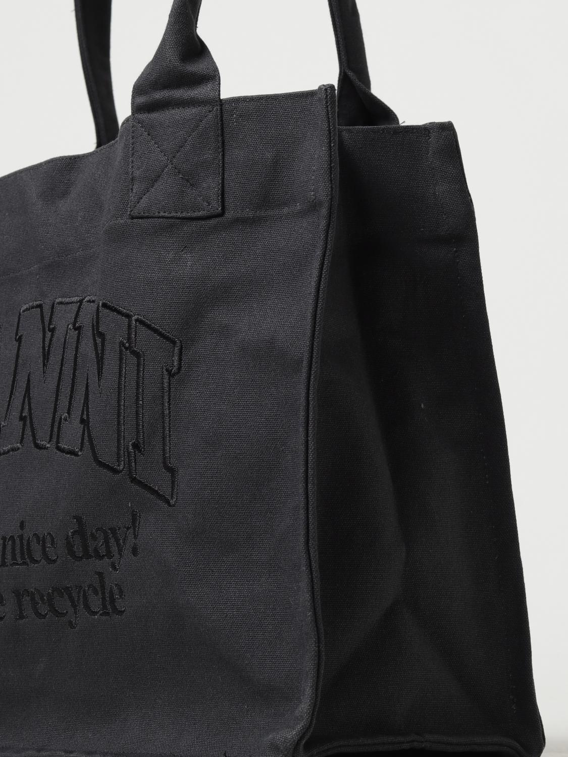 GANNI: Handbag woman - Black | Ganni tote bags A5577 online