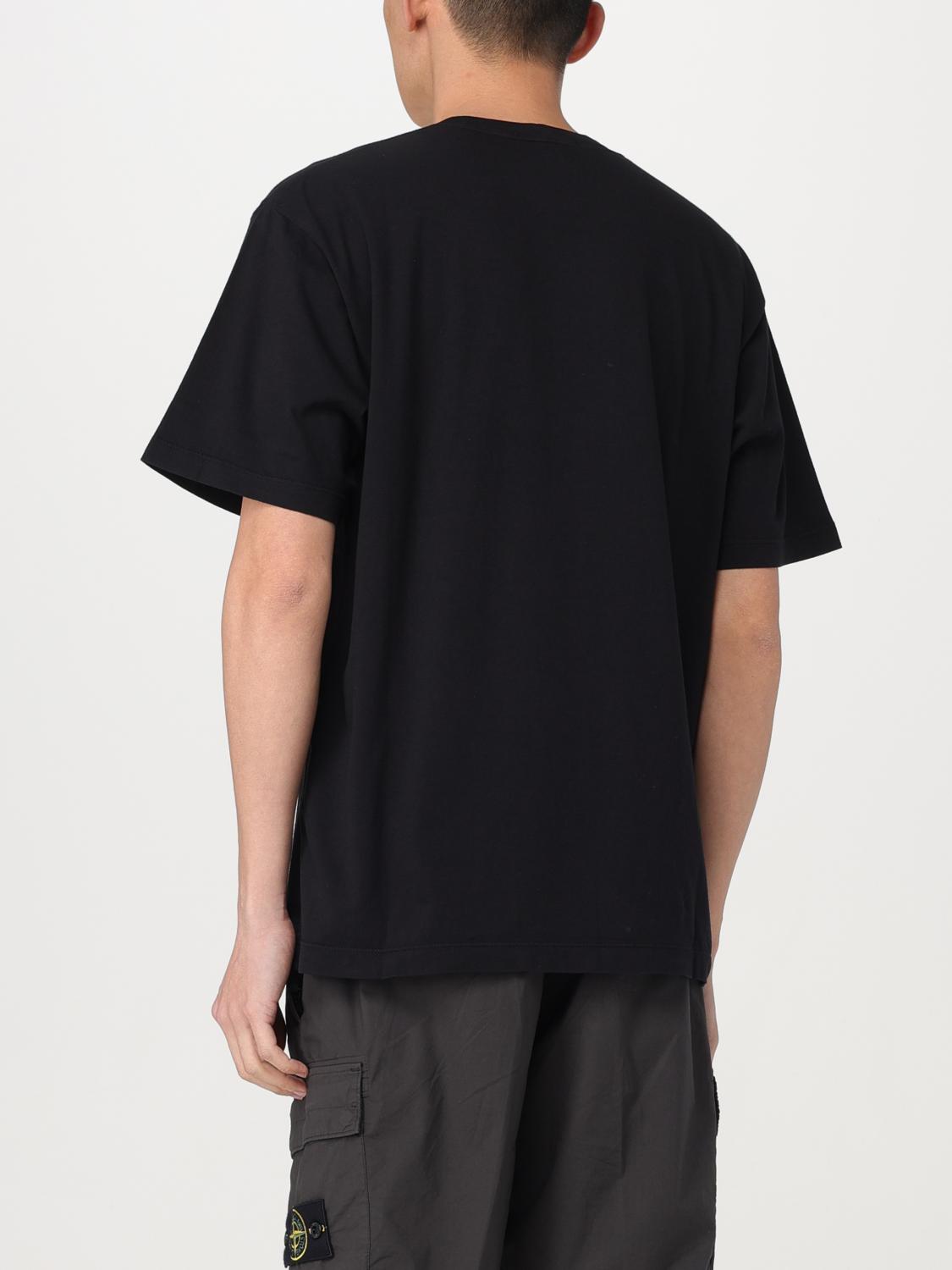 STONE ISLAND T-SHIRT: T-shirt men Stone Island, Black - Img 3